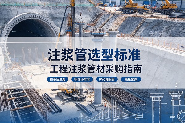 鹿城注浆管选型标准
