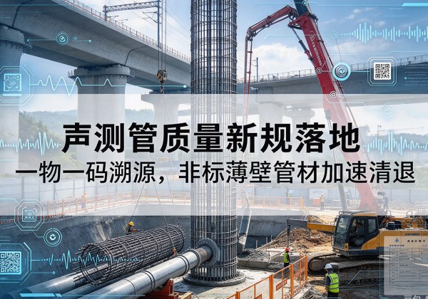 鹿城声测管质量新规落地，一物一码溯源，非标薄壁管材加速清退