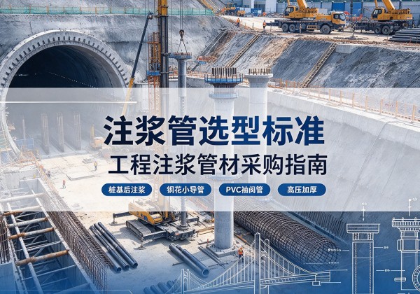 鹿城注浆管选型标准